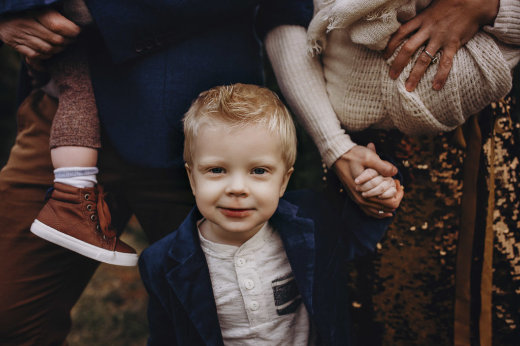 Cute little boy at a family session in Indianapolis Indiana.